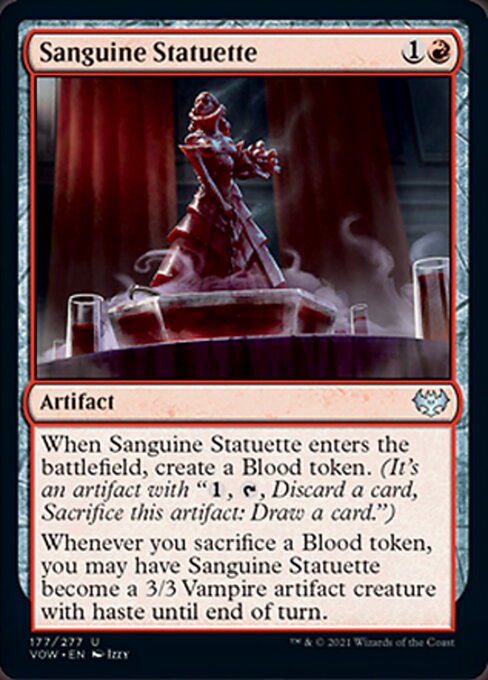 Sanguine Statuette (Innistrad: Crimson Vow) Light Play Foil