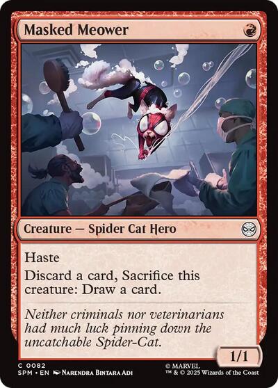 Masked Meower (Marvel's Spider-Man) Light Play Foil
