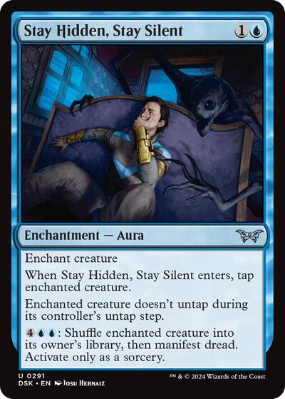 Stay Hidden, Stay Silent (0291) (Duskmourn: House of Horror) Light Play