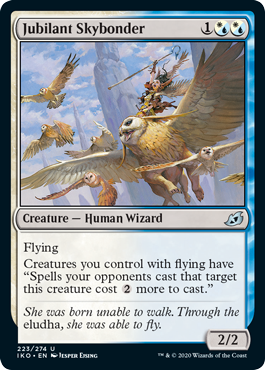 Jubilant Skybonder (Ikoria: Lair of Behemoths) Light Play Foil