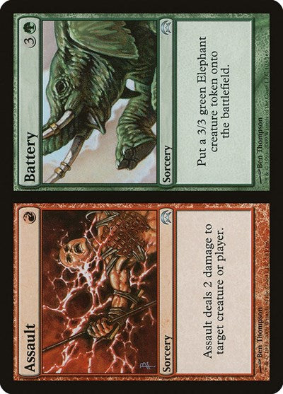 Assault / Battery (Planechase) Light Play