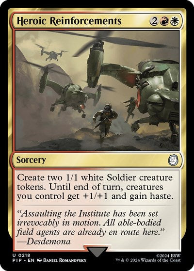 Heroic Reinforcements (Universes Beyond: Fallout) Light Play