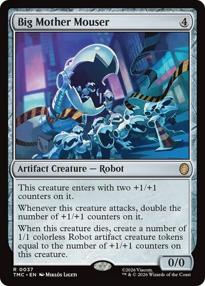 Big Mother Mouser (Commander: Teenage Mutant Ninja Turtles) Light Play