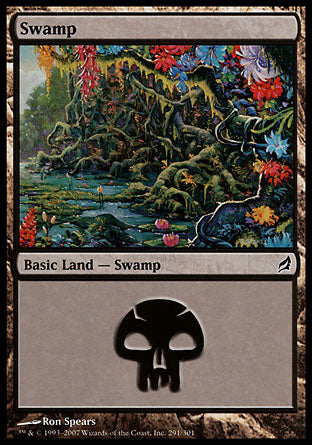 Swamp (291) (Lorwyn) Light Play