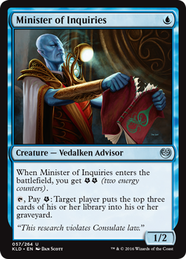 Minister of Inquiries (Kaladesh) Light Play