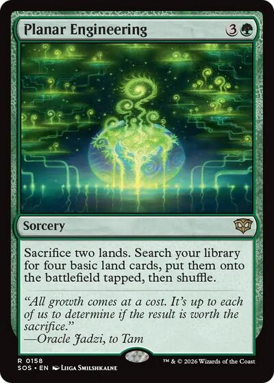 Planar Engineering (Secrets of Strixhaven) Light Play Foil