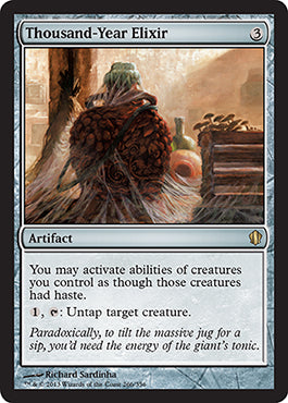 Thousand-Year Elixir (Commander 2013 Edition) Light Play