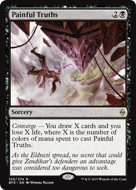 Painful Truths (Battle for Zendikar) Heavy Play