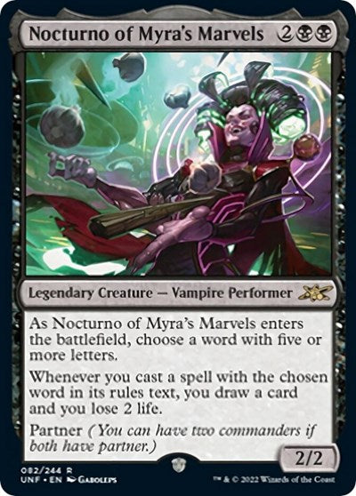 Nocturno of Myra's Marvels (Unfinity) Light Play
