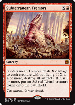 Subterranean Tremors (Conspiracy: Take the Crown) Damaged / Poor
