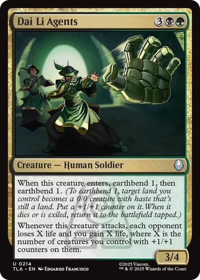 Dai Li Agents (Avatar: The Last Airbender) Light Play