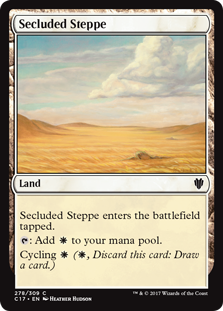 Secluded Steppe (Commander 2017) Light Play