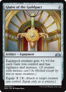 Glaive of the Guildpact (Guilds of Ravnica) Light Play