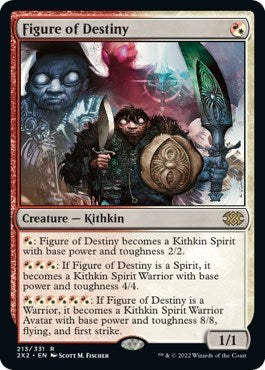 Figure of Destiny (Double Masters 2022) Light Play Foil