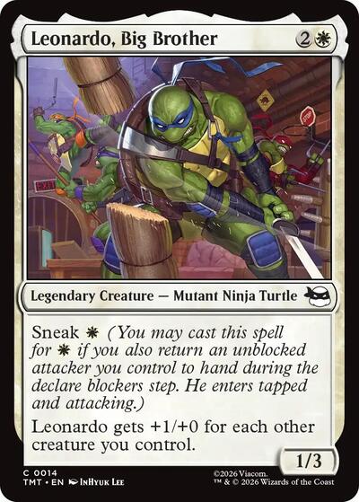 Leonardo, Big Brother (Teenage Mutant Ninja Turtles) Light Play