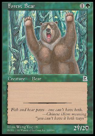 Forest Bear (Portal Three Kingdoms) Near Mint