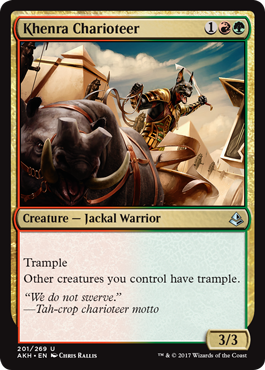 Khenra Charioteer (Amonkhet) Light Play