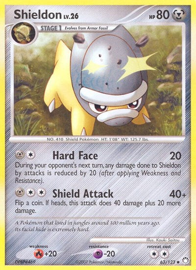 Shieldon (Mysterious Treasures) Medium Play