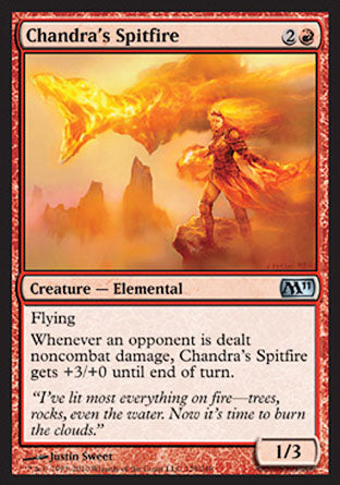 Chandra's Spitfire (Magic 2011 Core Set) Light Play