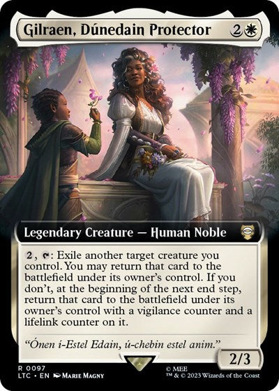 Gilraen, Dunedain Protector (Extended Art) (Commander: The Lord of the Rings: Tales of Middle-earth) Light Play