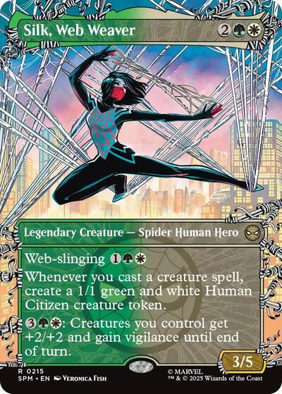 Silk, Web Weaver (Borderless) (Marvel's Spider-Man) Light Play