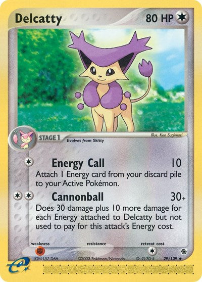 Delcatty - 29 (Ruby and Sapphire) Heavy Play