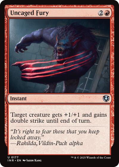 Uncaged Fury (Innistrad Remastered) Light Play