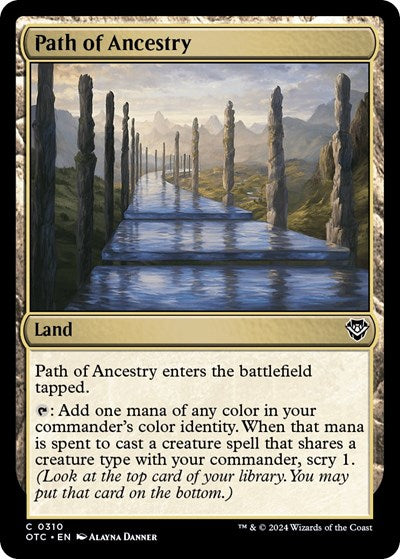 Path of Ancestry (Commander: Outlaws of Thunder Junction) Light Play