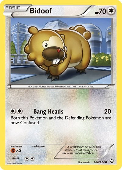 Bidoof (Dragons Exalted) Light Play