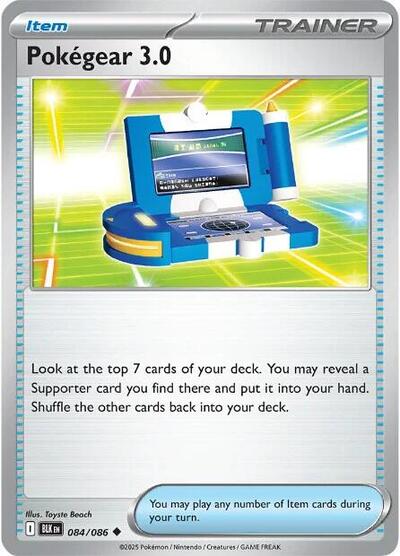Pokegear 3.0 (SV: Black Bolt) Light Play