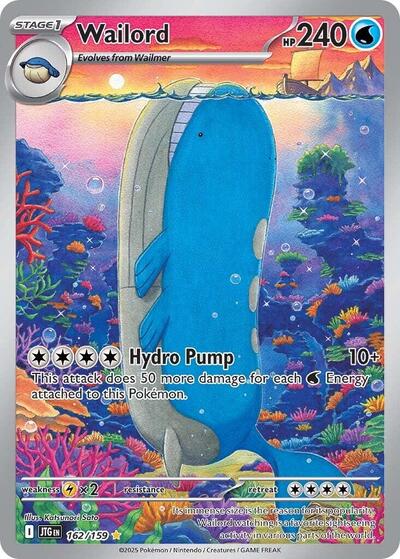 Wailord - 162 (SV09: Journey Together) Light Play Holofoil