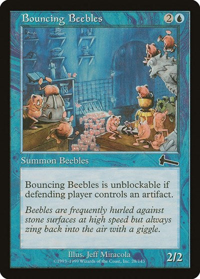 Bouncing Beebles (Urza's Legacy) Light Play