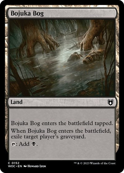 Bojuka Bog (Commander: Wilds of Eldraine) Light Play