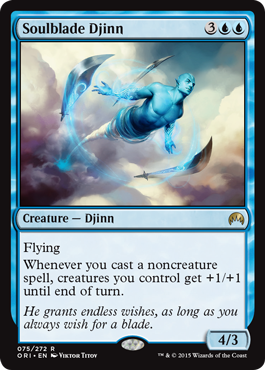 Soulblade Djinn (Magic Origins) Light Play