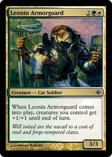 Leonin Armorguard (Alara Reborn) Light Play