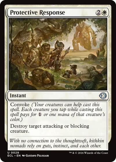Protective Response (Lorwyn Eclipsed) Light Play Foil