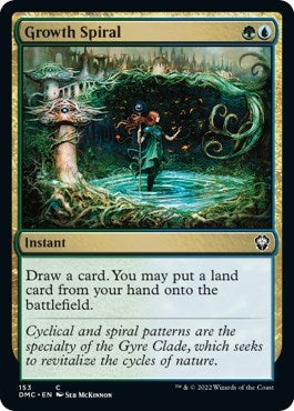 Growth Spiral (Commander: Dominaria United) Light Play