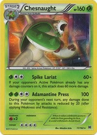 Chesnaught (XY - BREAKthrough) Heavy Play Holofoil