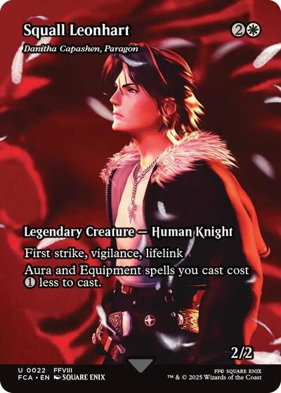 Squall Leonhart - Danitha Capashen, Paragon (Showcase) (Universes Beyond: FINAL FANTASY: Through the Ages) Light Play