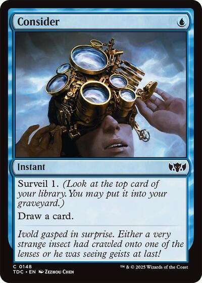 Consider (Commander: Tarkir: Dragonstorm) Light Play