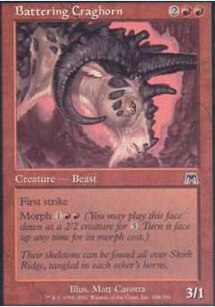 Battering Craghorn (Onslaught) Light Play