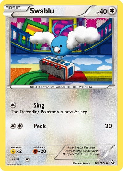 Swablu (104) (Dragons Exalted) Light Play