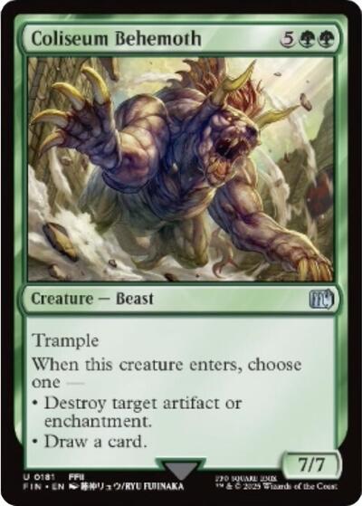 Coliseum Behemoth (Universes Beyond: FINAL FANTASY) Light Play Foil