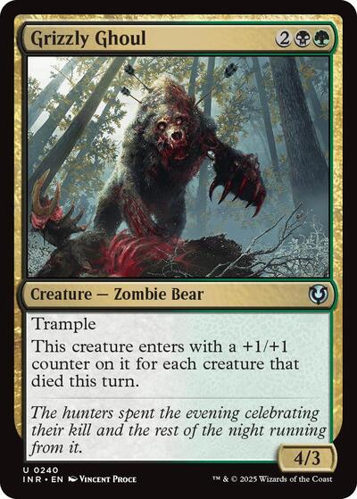 Grizzly Ghoul (Innistrad Remastered) Light Play