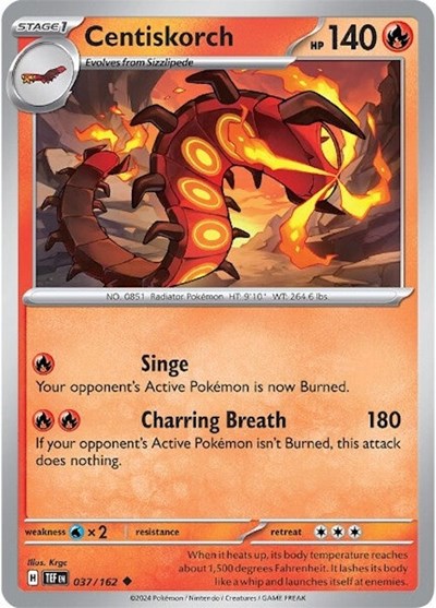 Centiskorch (SV05: Temporal Forces) Light Play