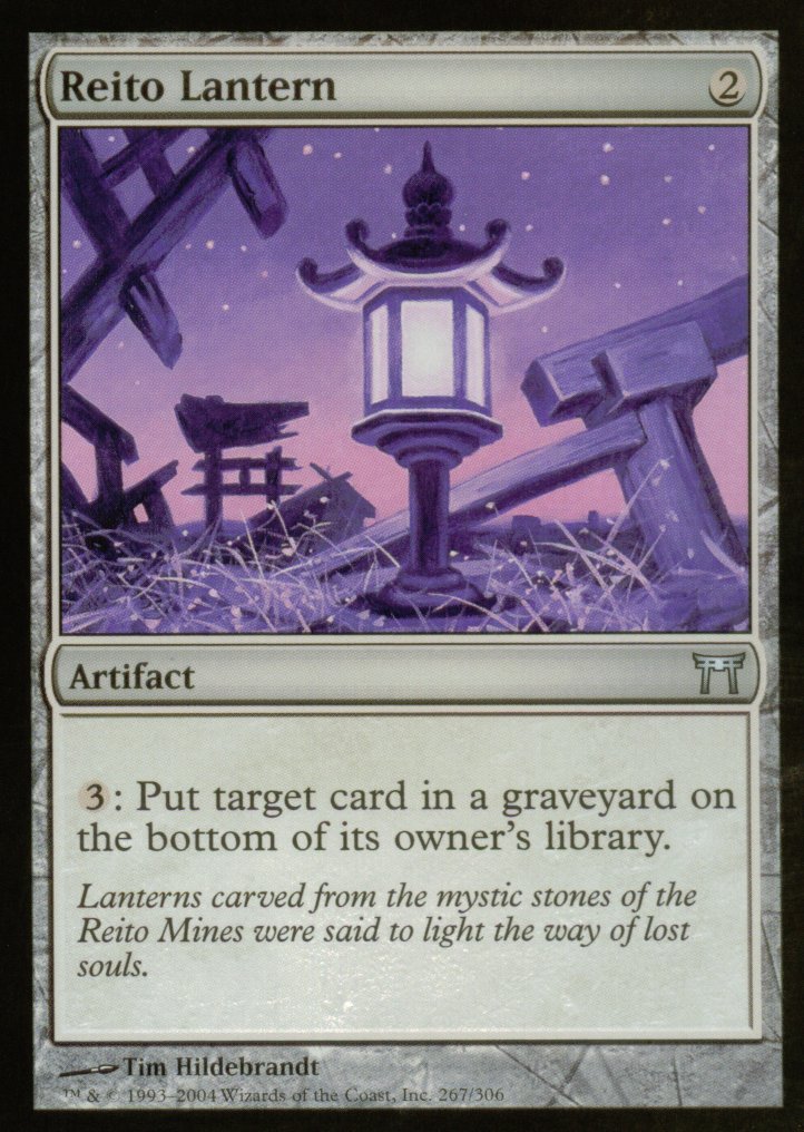 Reito Lantern (Champions of Kamigawa) Light Play