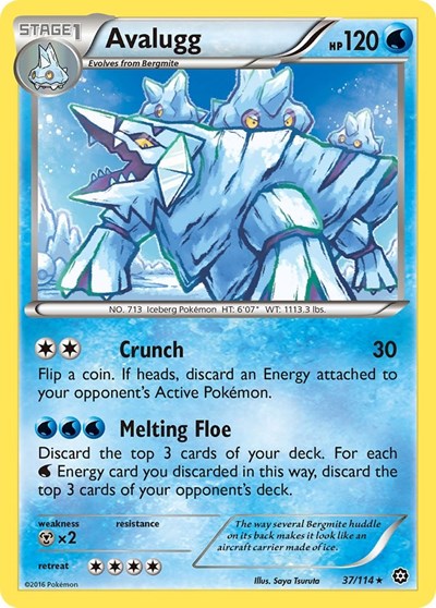 Avalugg (XY - Steam Siege) Medium Play