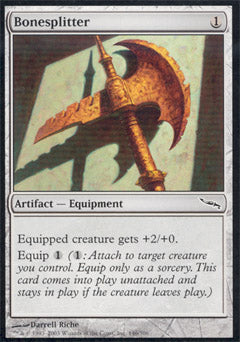 Bonesplitter (Mirrodin) Damaged / Poor