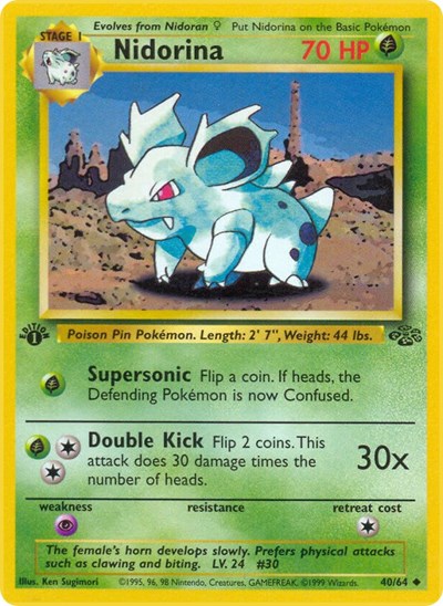 Nidorina (Jungle) Heavy Play Unlimited