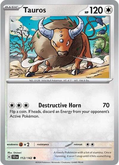 Tauros (SV07: Stellar Crown) Light Play